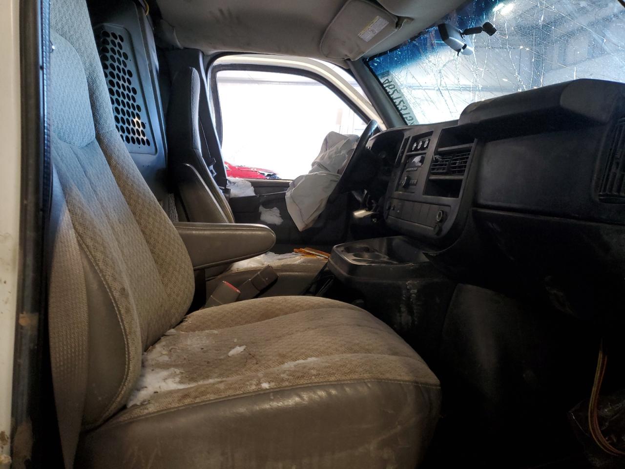 2012 Chevrolet Express VIN 1GCZGUCA3C1150570 Copart auction photo, front end / side damage thumbnail 7