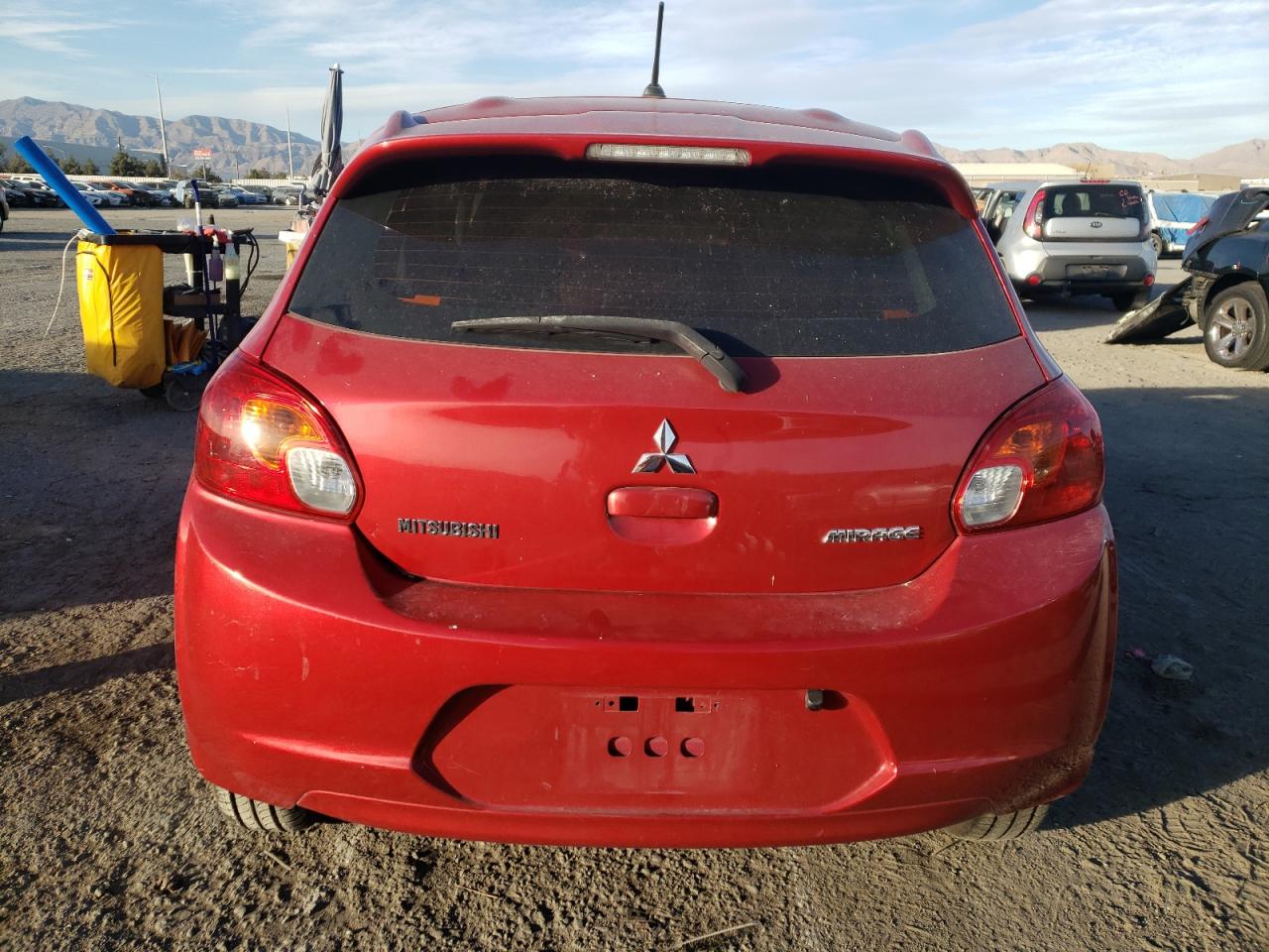 2015 Mitsubishi Mirage VIN ML32A3HJ4FH032483 Copart auction photo, front end damage thumbnail 6