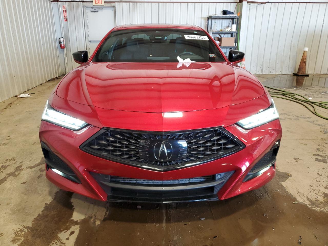 2021 Acura TLX VIN 19UUB6F59MA006480 Copart auction photo, rear end / side damage thumbnail 5
