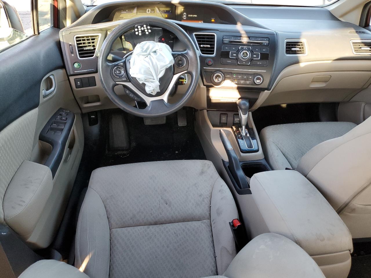 2014 Honda Civic VIN 19XFB2F58EE222058 Copart auction photo, front end / side damage thumbnail 7