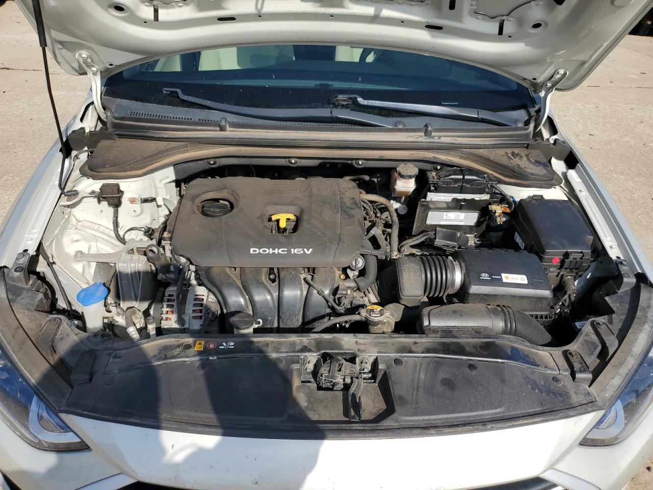 2017 Hyundai Elantra VIN KMHD74LF7HU370964 Copart auction photo, hail / minor dent/scratches damage thumbnail 11