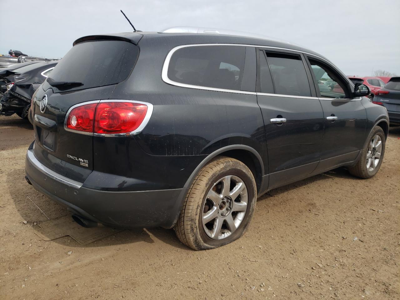 2009 Buick Enclave VIN 5GAEV23D99J151350 Copart auction photo, side / rear end damage thumbnail 3