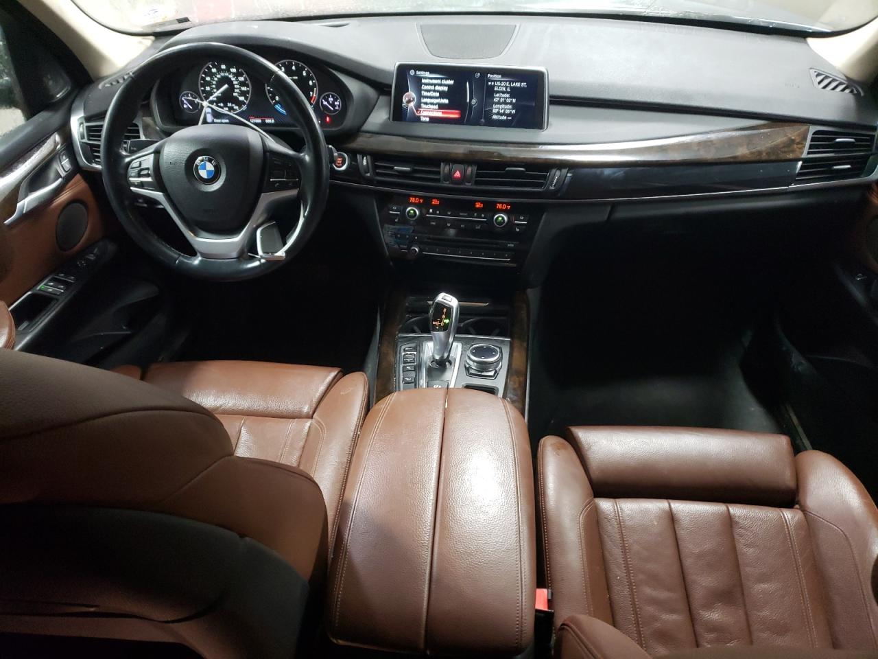 2014 BMW X5 VIN 5UXKR0C5XE0K47053 Copart auction photo, rear end damage thumbnail 8