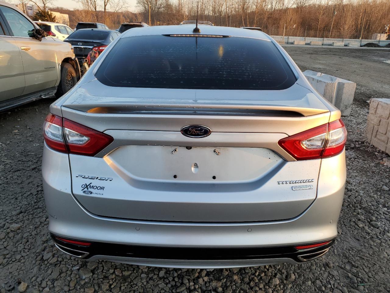 2014 Ford Fusion VIN 3FA6P0K98ER239178 Copart auction photo, side damage thumbnail 6