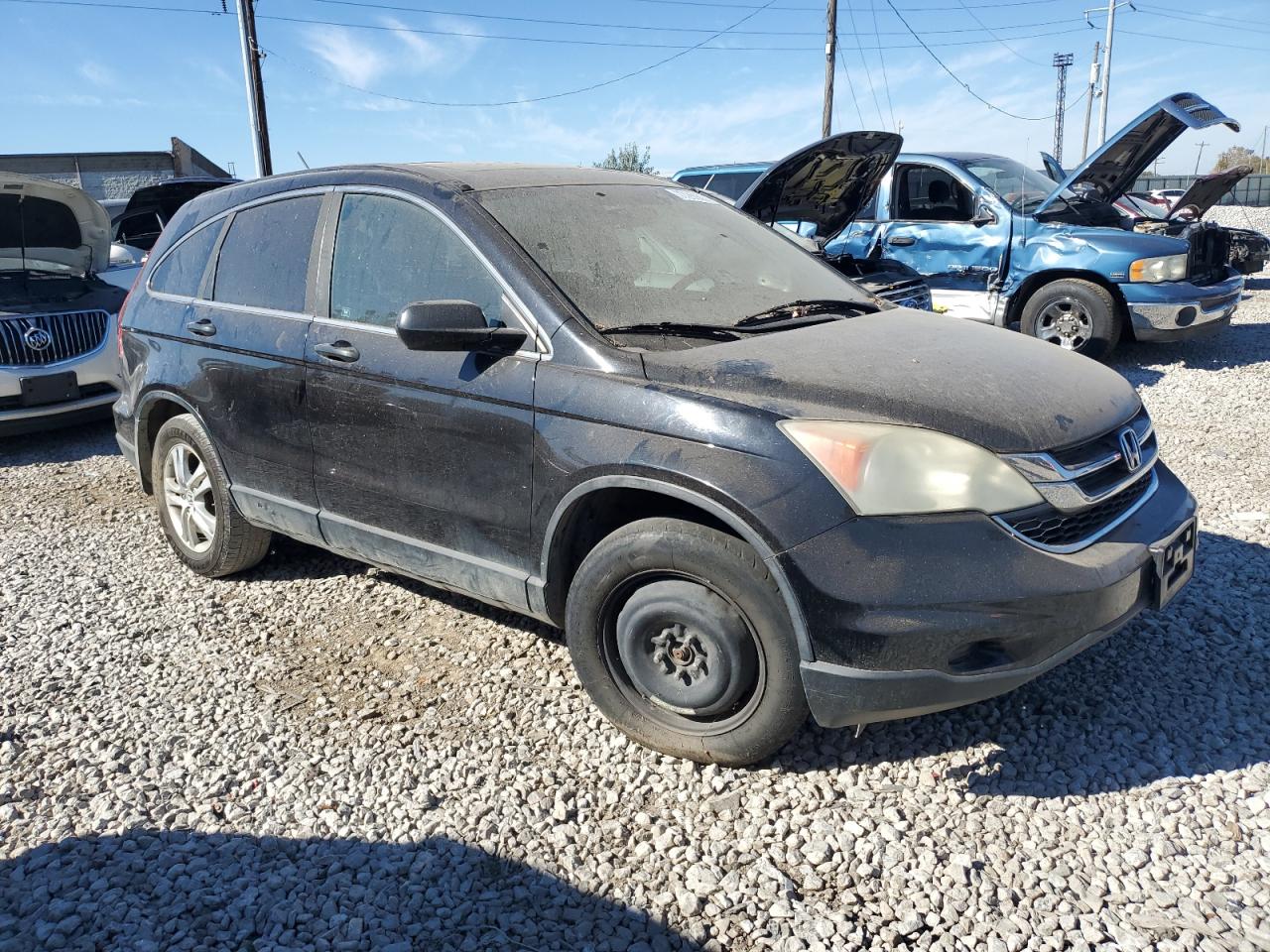2010 Honda CR-V VIN 5J6RE4H56AL076123 Copart auction photo, front end / undercarriage damage thumbnail 4
