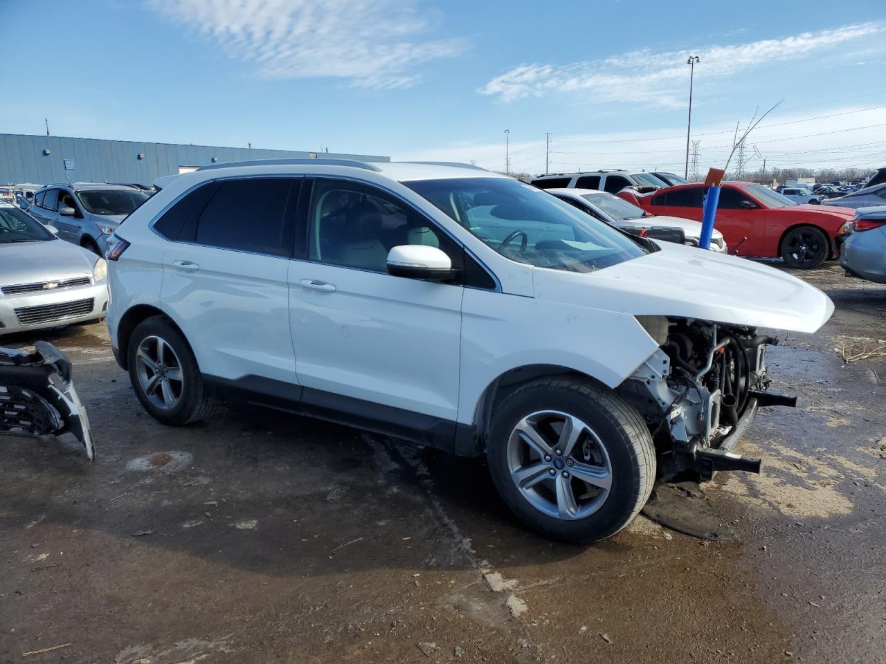 2019 Ford Edge VIN 2FMPK4J99KBC71889 Copart auction photo, front end damage thumbnail 4