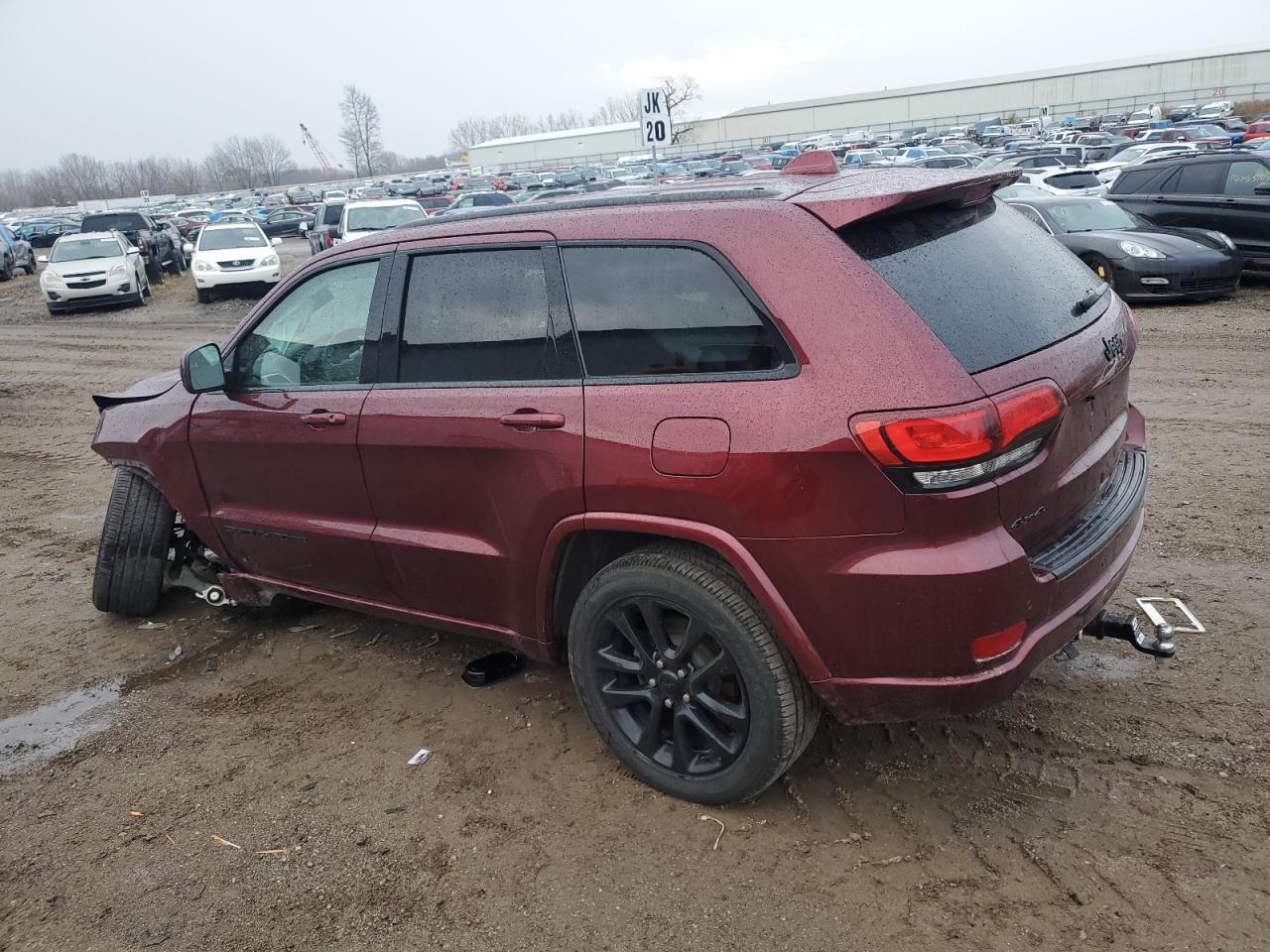 2018 Jeep Grand Cherokee VIN 1C4RJFAG5JC476277 Copart auction photo, front end damage thumbnail 2