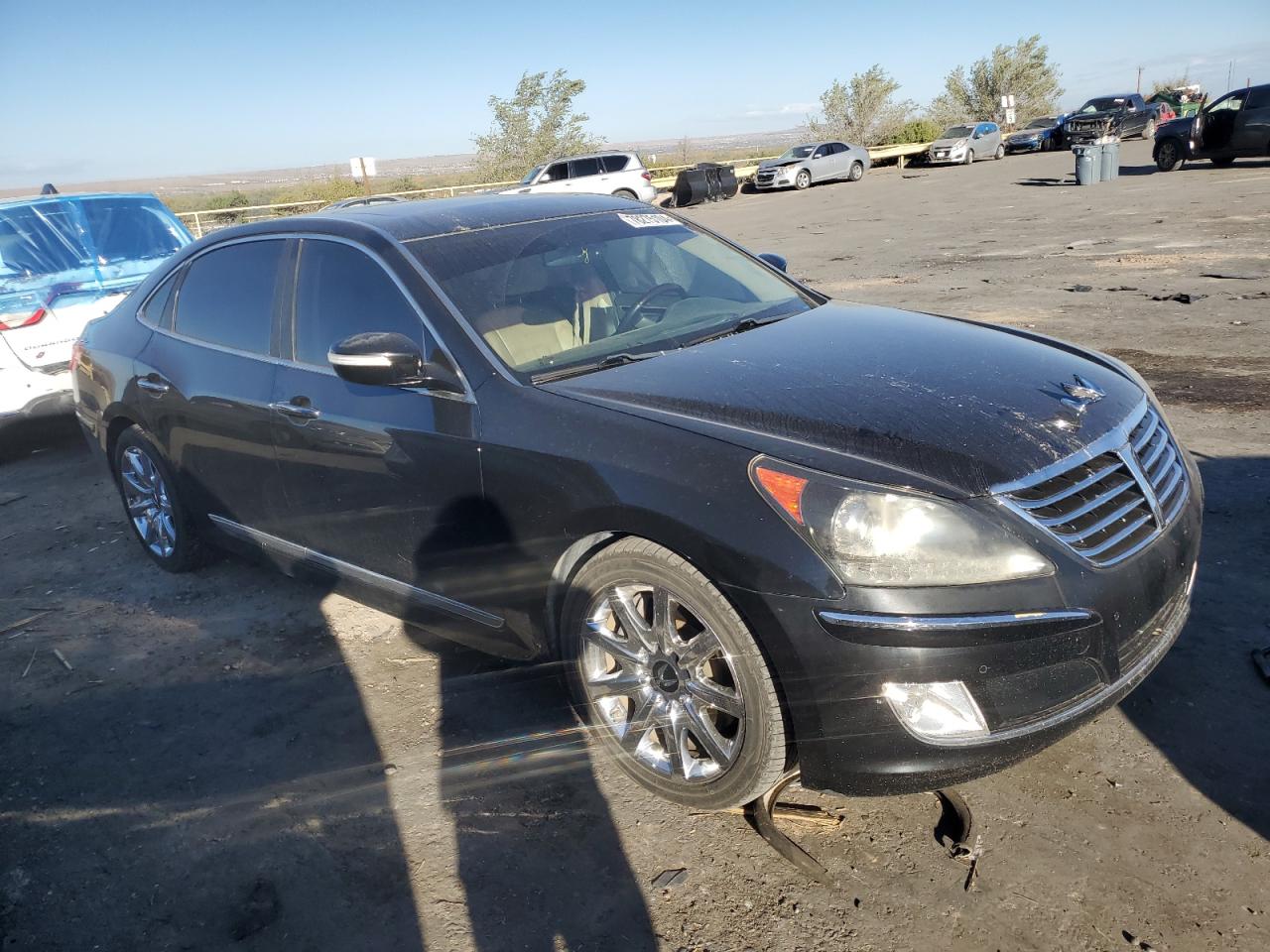 2013 Hyundai Equus VIN KMHGH4JH2DU065252 Copart auction photo, water/flood damage thumbnail 4