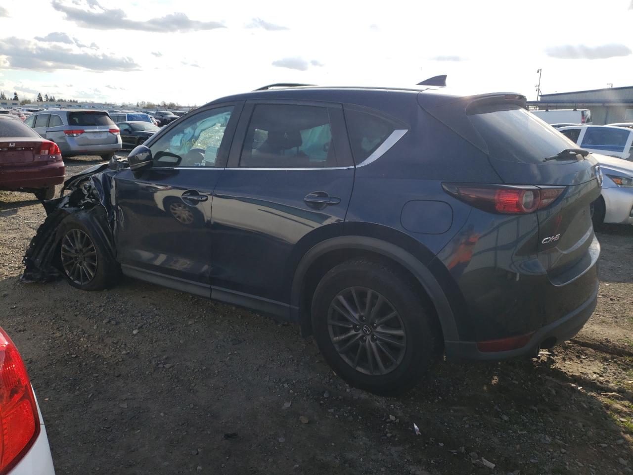 2017 Mazda CX-5 VIN JM3KFACL3H0190012 Copart auction photo, rollover damage thumbnail 2