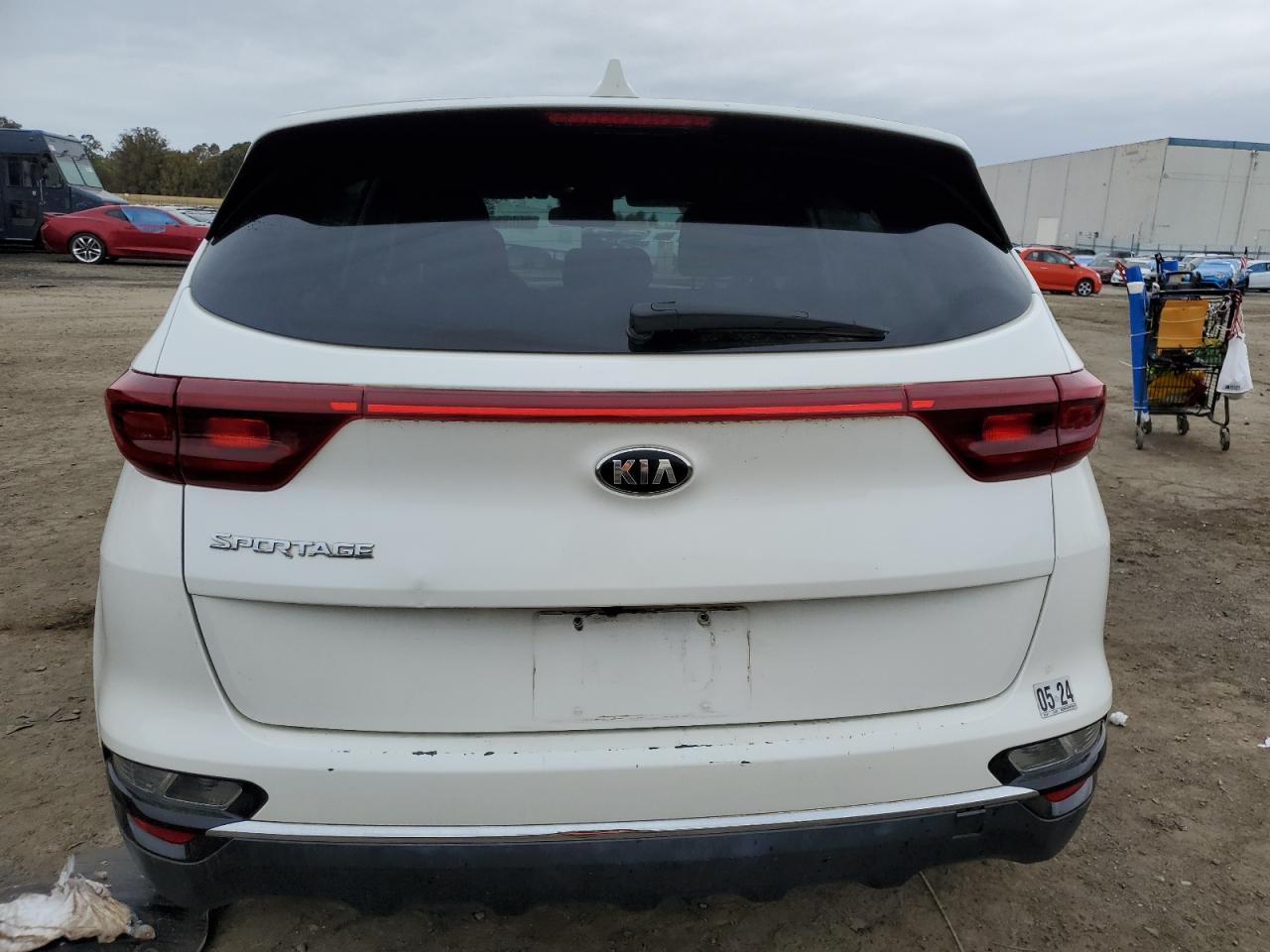 2021 KIA Sportage VIN KNDPMCAC2M7943761 Copart auction photo, front end damage thumbnail 6
