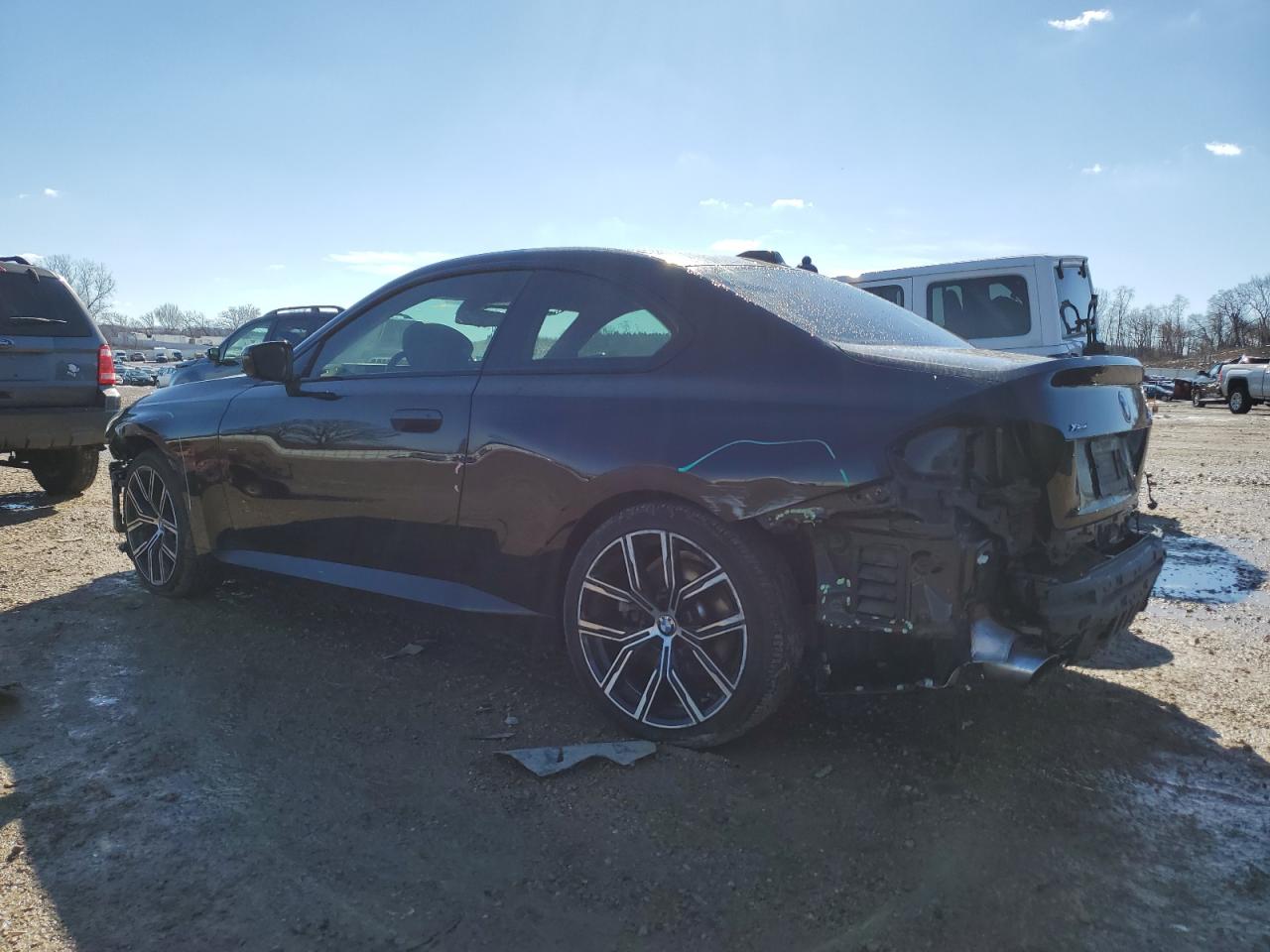 2023 BMW 2er VIN 3MW33CM07P8D30067 Copart auction photo, front end / rear end damage thumbnail 2