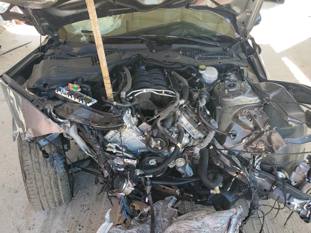 2022 Ford Mustang VIN 1FA6P8CF2N5122220 Copart auction photo, front end damage thumbnail 13