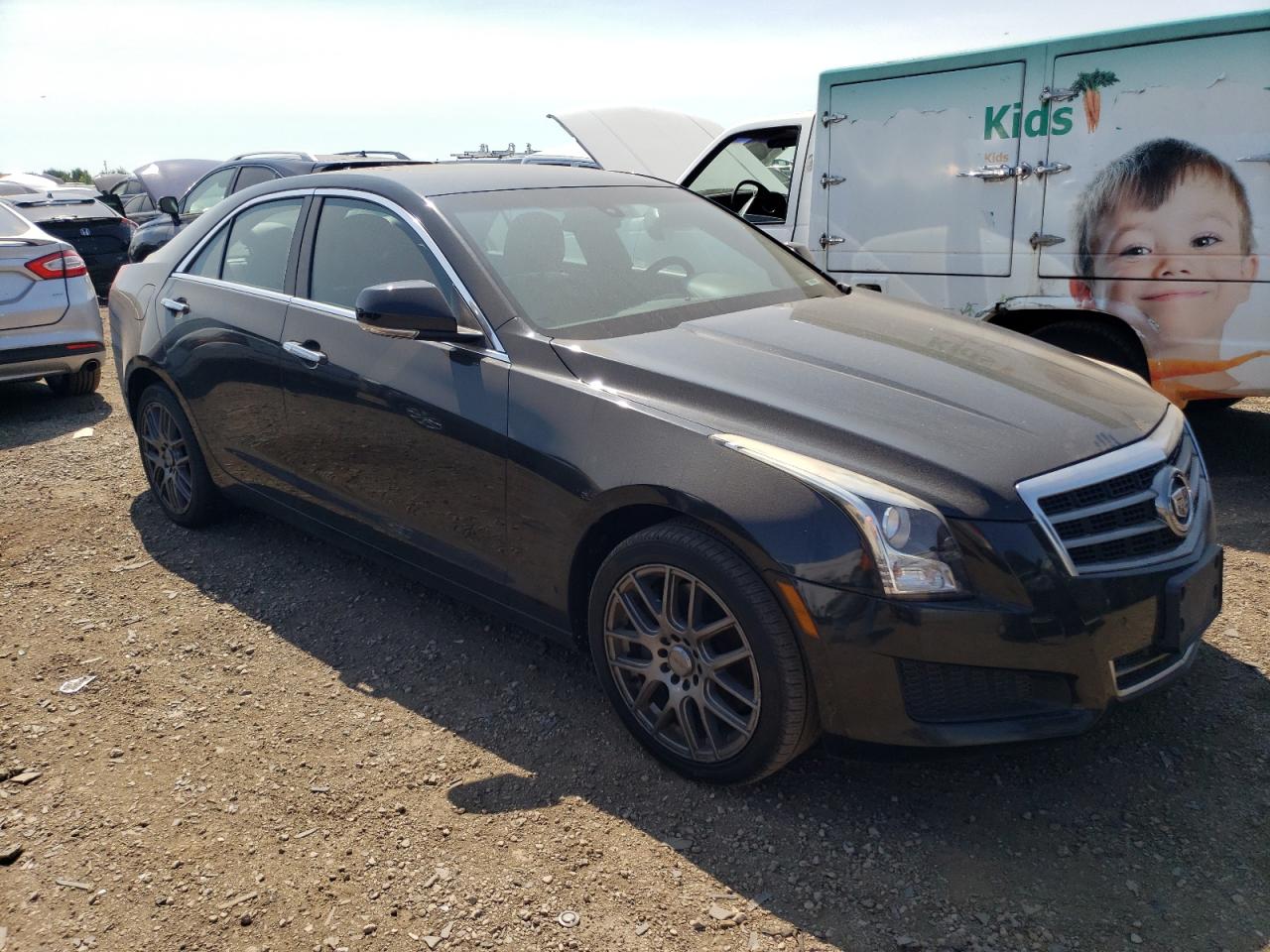 2014 Cadillac ATS VIN 1G6AH5RX2E0110035 Copart auction photo, mechanical damage thumbnail 4