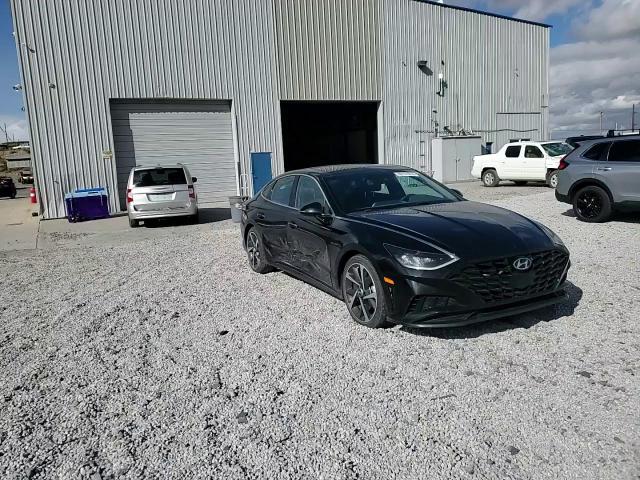 2023 Hyundai Sonata VIN KMHL44J20PA291947 Copart auction photo, side damage thumbnail 11