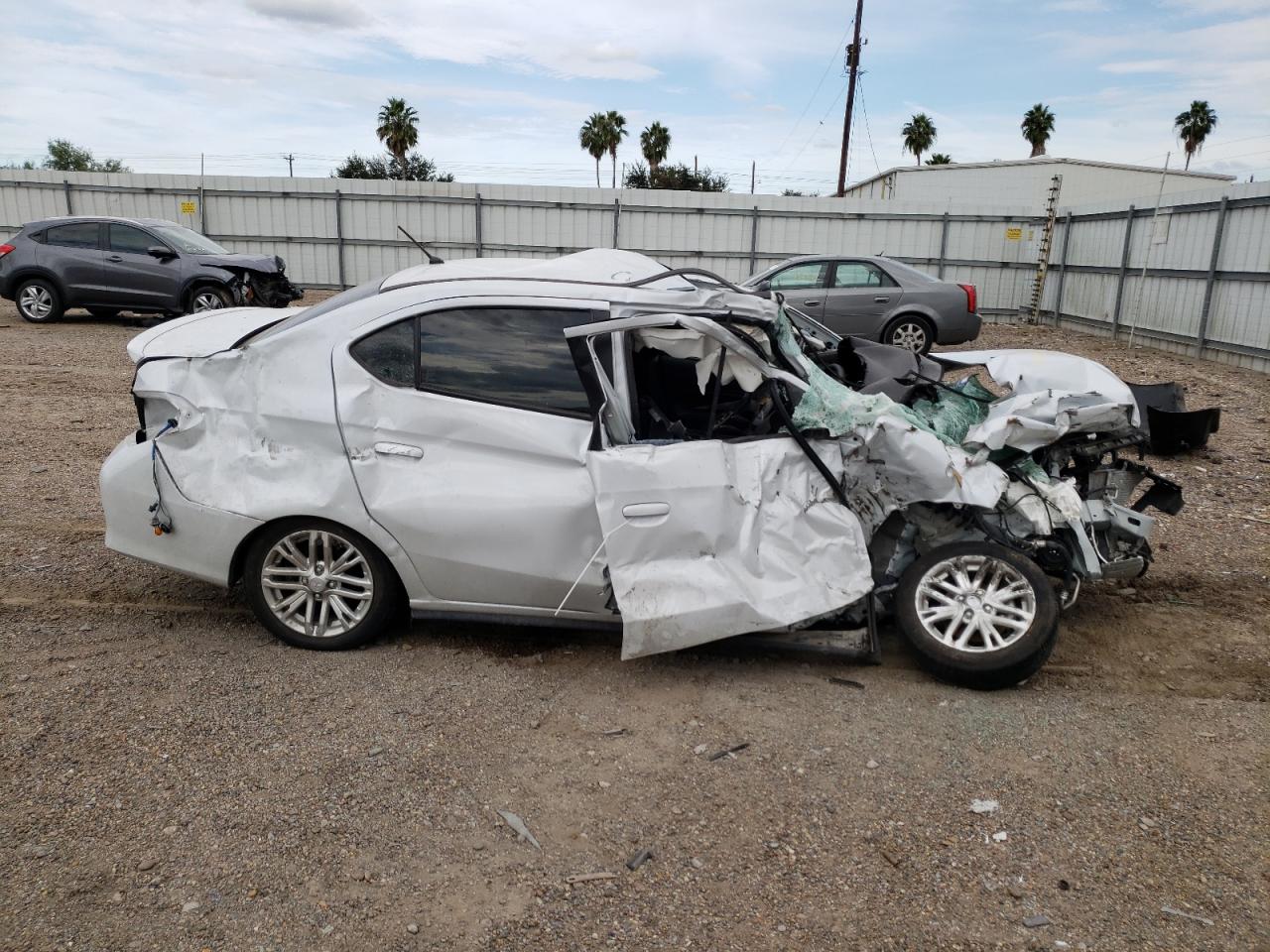 2022 Mitsubishi Mirage VIN ML32FUFJ5NHF01057 Copart auction photo, all over damage thumbnail 9