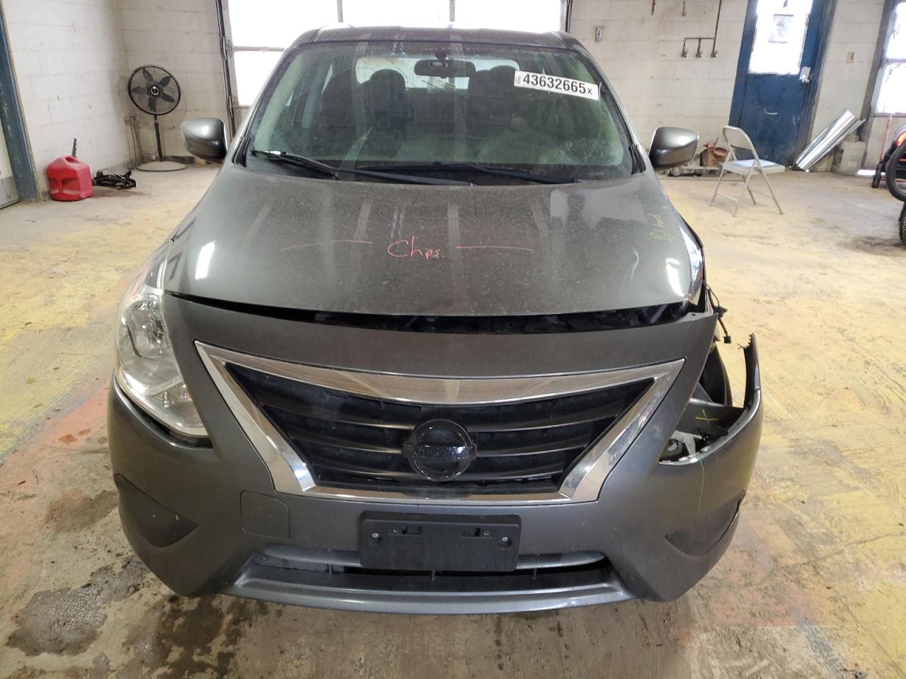 2019 Nissan Versa VIN 3N1CN7AP6KL872579 Copart auction photo, front end / mechanical damage thumbnail 5