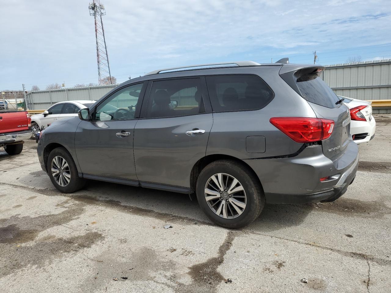 2020 Nissan Pathfinder VIN 5N1DR2BM7LC611869 Copart auction photo, side / rear end damage thumbnail 2