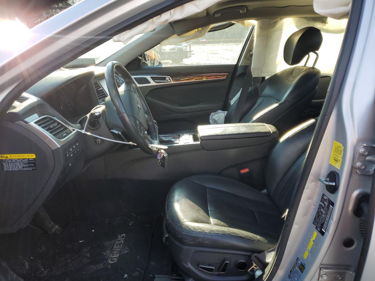 2017 Genesis G80 VIN KMHGN4JE2HU211363 Copart auction photo, side / undercarriage damage thumbnail 7