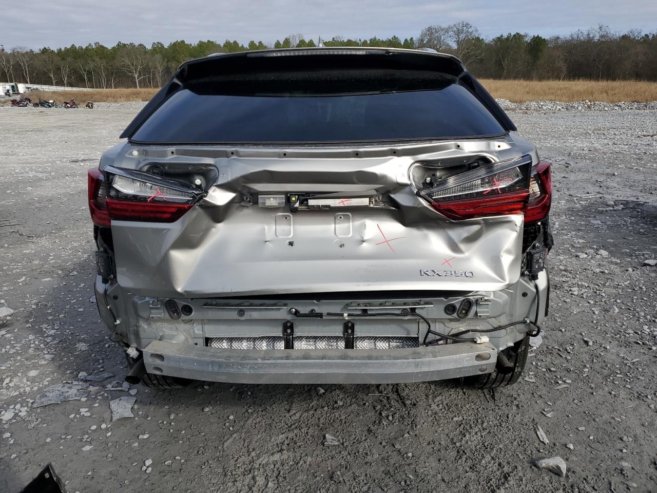 2022 Lexus RX VIN 2T2HZMAA7NC254417 Copart auction photo, front end / rear end damage thumbnail 6