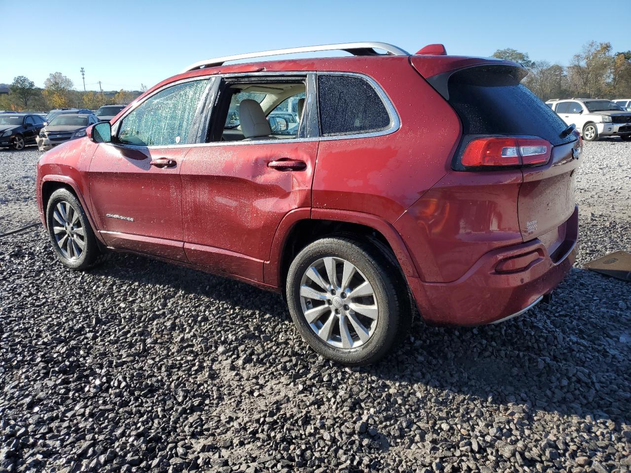 2017 Jeep Cherokee VIN 1C4PJLJB0HW652848 Copart auction photo, side damage thumbnail 2
