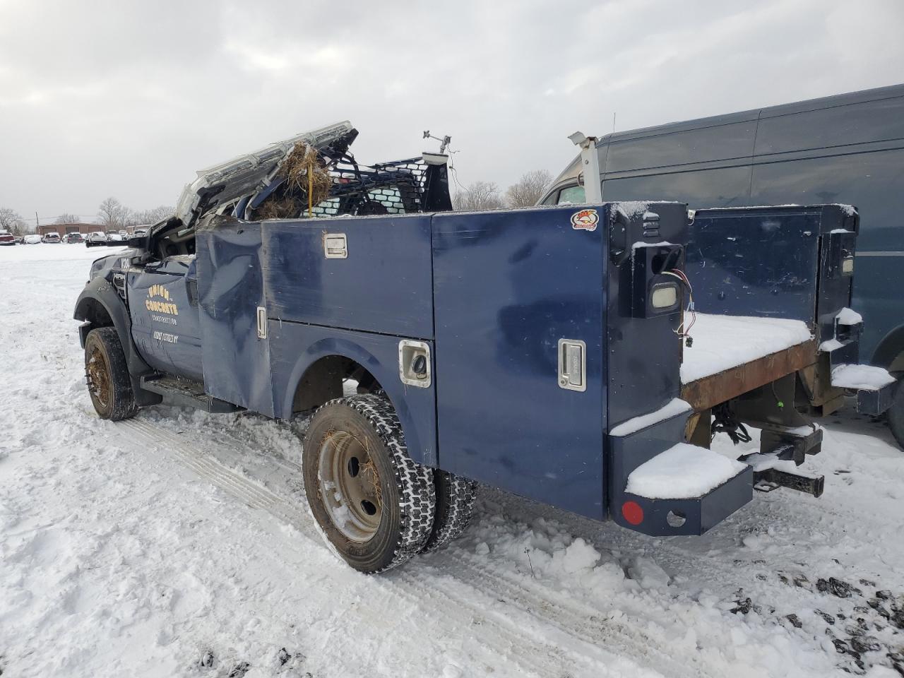 2010 Ford F450 VIN 1FDAF4HY0AEB36732 Copart auction photo, all over damage thumbnail 2