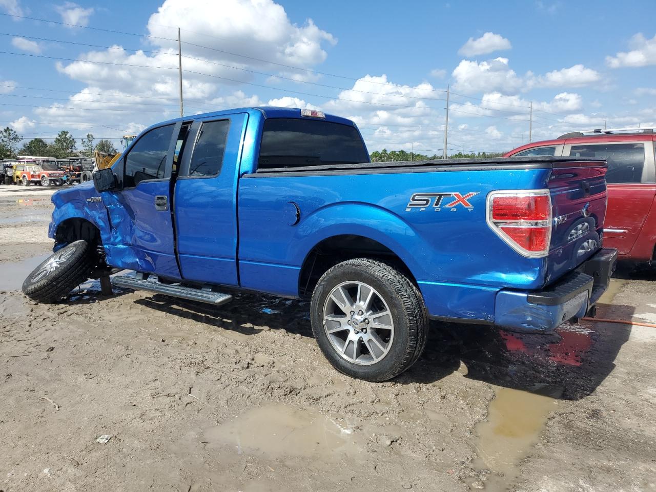 2014 Ford F-150 VIN 1FTFX1CF5EKD97731 Copart auction photo, undercarriage / side damage thumbnail 2