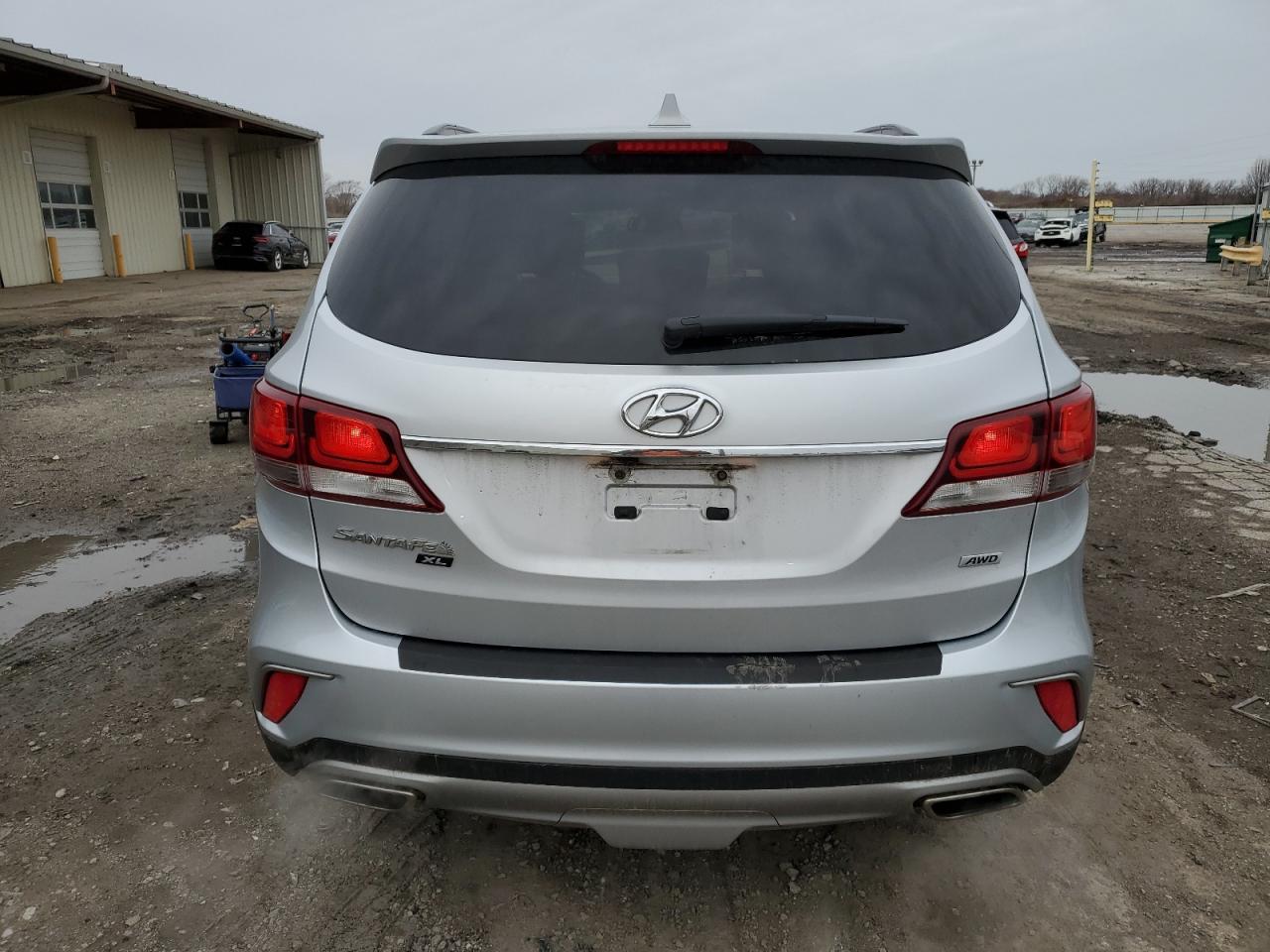 2019 Hyundai Santa Fe VIN KM8SMDHF0KU304627 Copart auction photo, front end damage thumbnail 6