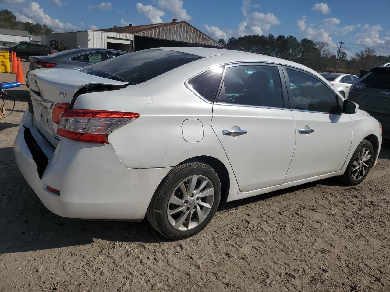 2013 Nissan Sentra VIN 3N1AB7AP9DL643574 Copart auction photo, rear end / minor dent/scratches damage thumbnail 3