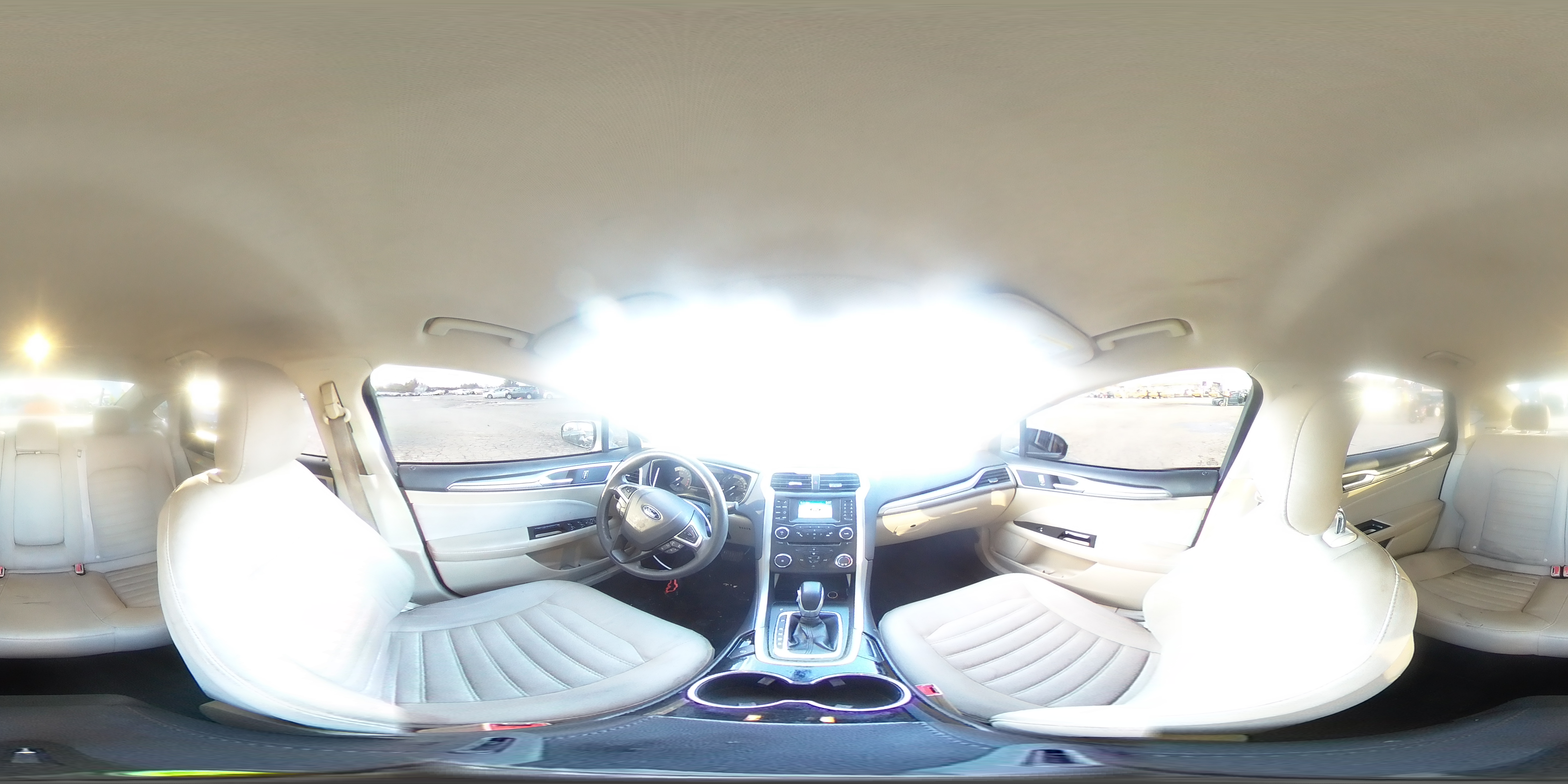 2014 Ford Fusion VIN 3FA6P0HDXER311381 Copart auction photo, rear end / front end damage thumbnail 13