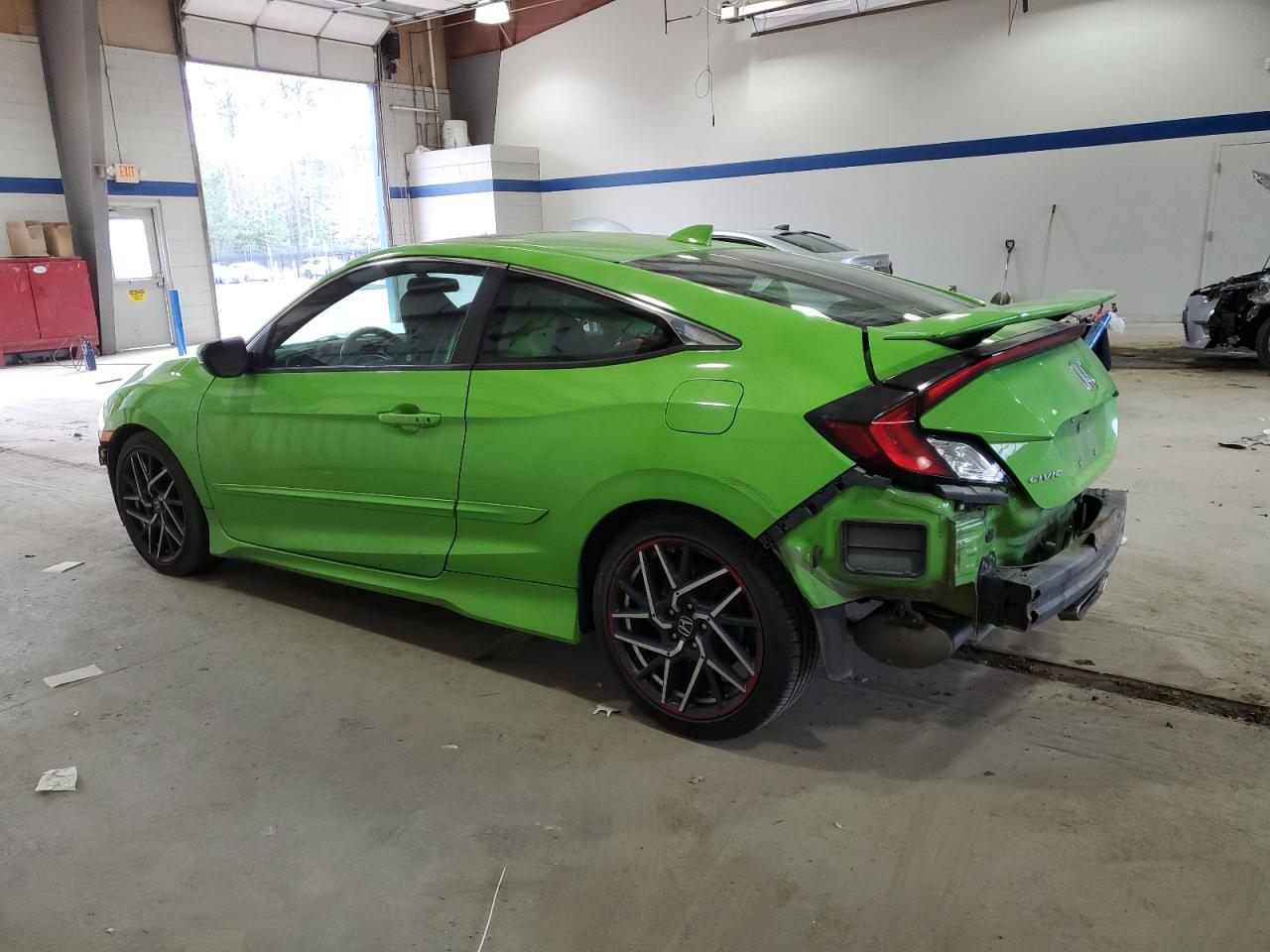 2018 Honda Civic VIN 2HGFC3A58JH753237 Copart auction photo, front end / rear end damage thumbnail 2