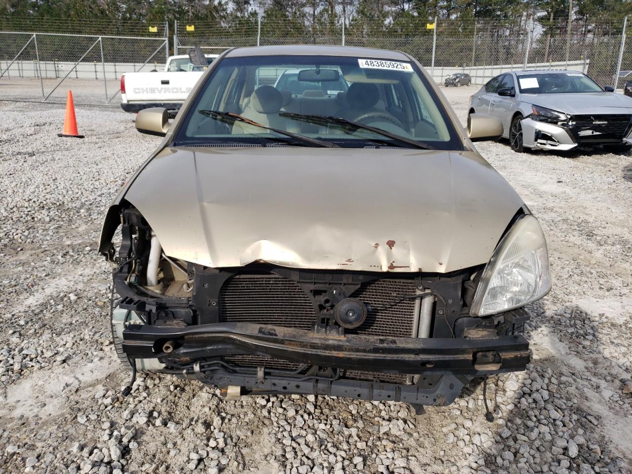 2009 KIA Rio VIN KNADE223296470687 Copart auction photo, front end / minor dent/scratches damage thumbnail 5