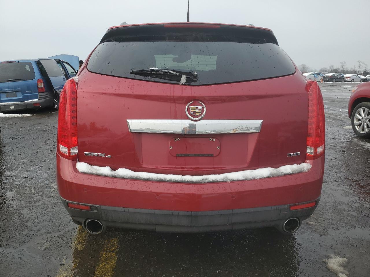 2014 Cadillac SRX VIN 3GYFNEE37ES519309 Copart auction photo, rear end damage thumbnail 6