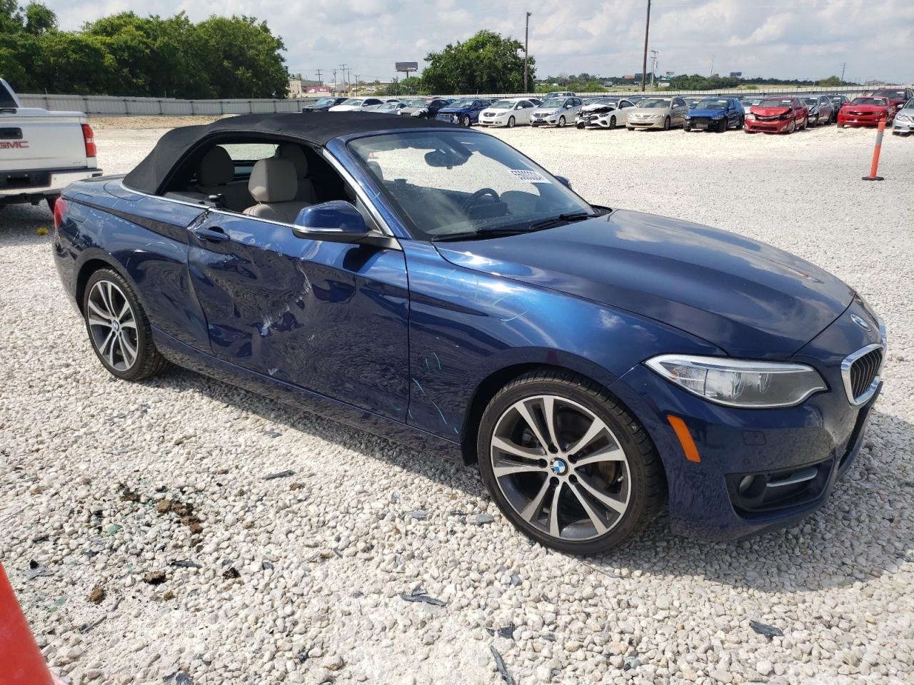 2017 BMW 2er VIN WBA2M9C30HV985824 Copart auction photo, side damage thumbnail 4