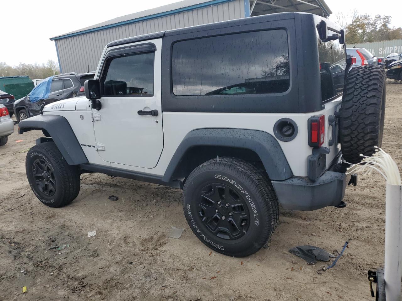 2016 Jeep Wrangler VIN 1C4AJWAG9GL261362 Copart auction photo, minor dent/scratches damage thumbnail 2