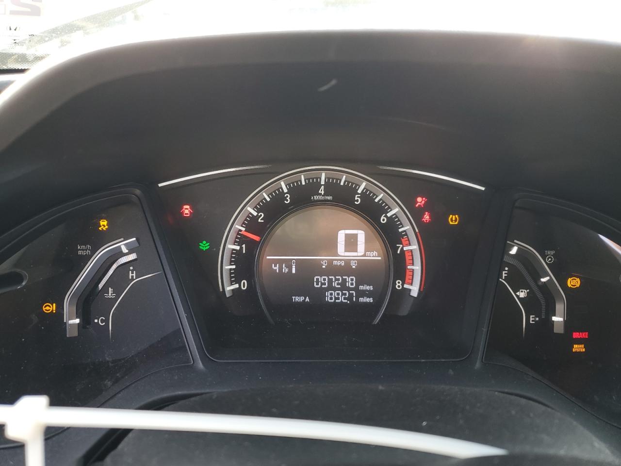 2016 Honda Civic VIN 19XFC2F57GE209656 Copart auction photo, front end damage thumbnail 9