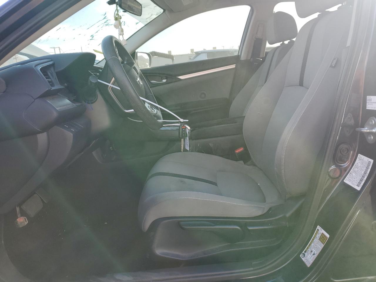 2018 Honda Civic VIN 2HGFC2F5XJH606856 Copart auction photo, rear end / side damage thumbnail 7