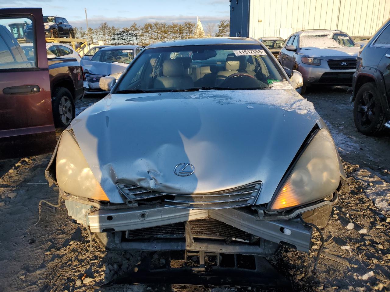 2003 Lexus ES VIN JTHBF30G036014924 Copart auction photo, front end damage thumbnail 5