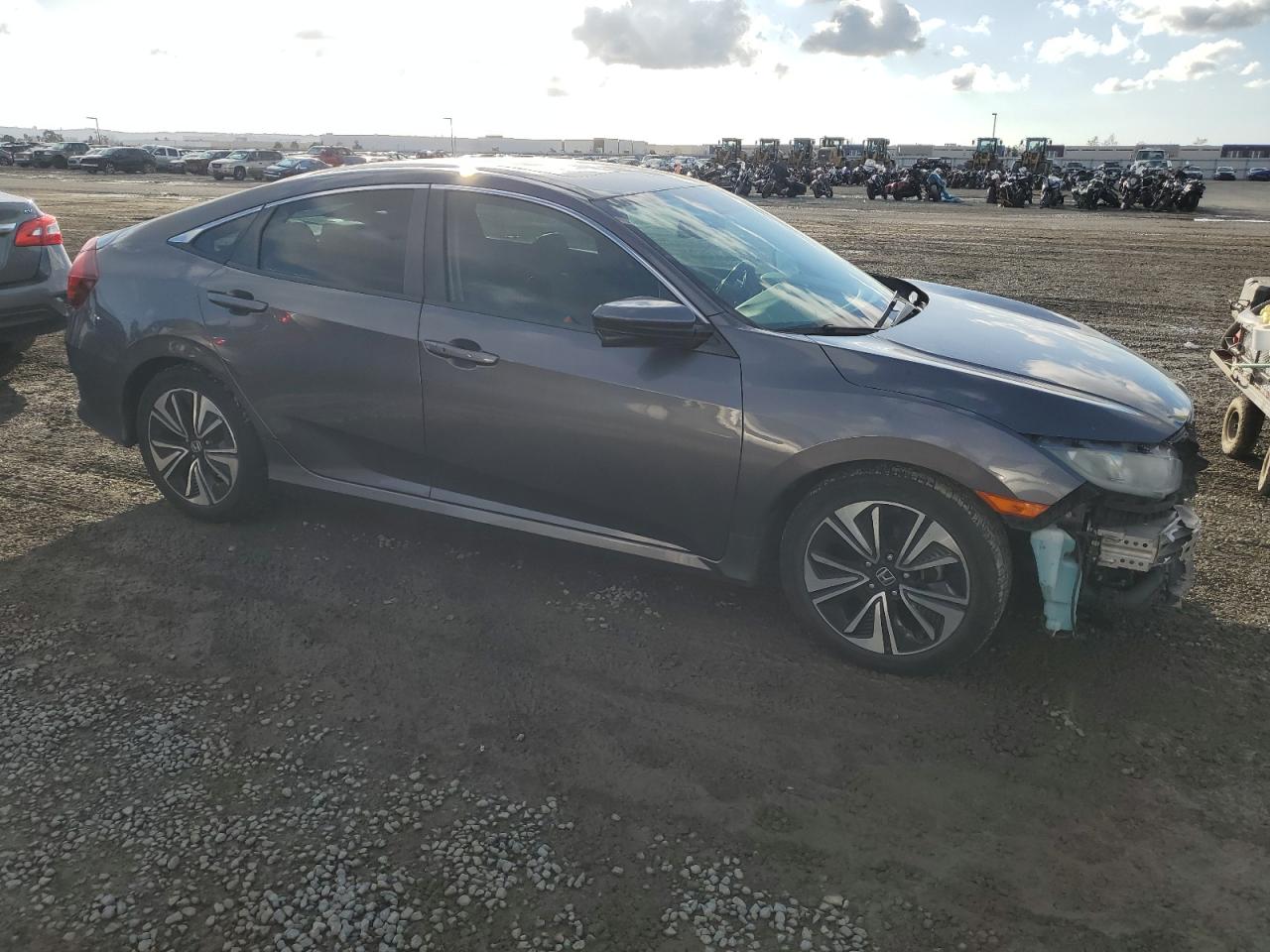 2016 Honda Civic VIN 19XFC1F86GE000767 Copart auction photo, front end damage thumbnail 4