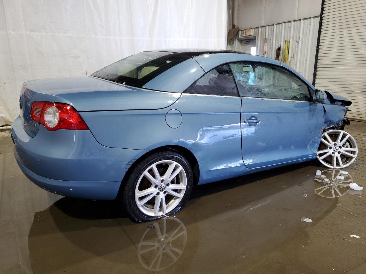 2007 Volkswagen Eos VIN WVWFA71F27V016605 Copart auction photo, front end damage thumbnail 3