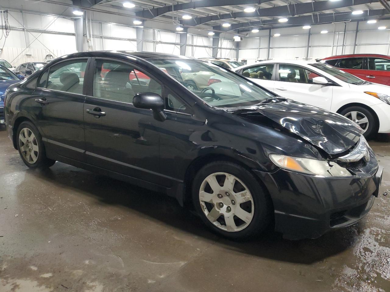 2011 Honda Civic VIN 19XFA1F52BE000074 Copart auction photo, front end damage thumbnail 4