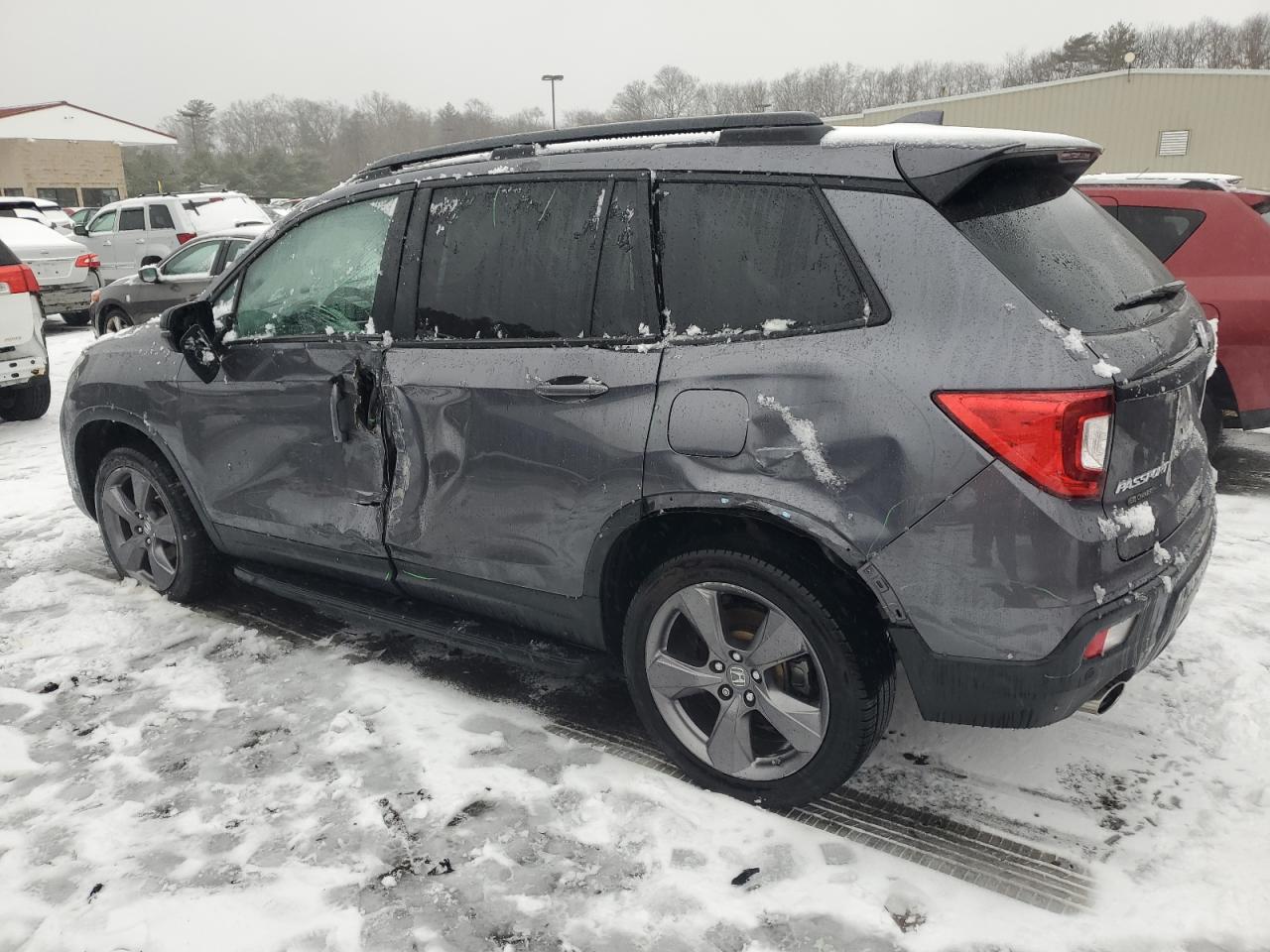 2020 Honda Passport VIN 5FNYF8H98LB008016 Copart auction photo, side damage thumbnail 2