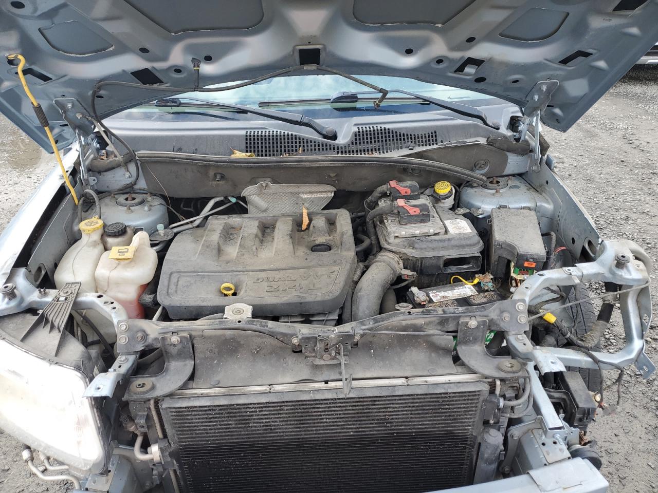 2013 Jeep Compass VIN 1C4NJDBB0DD190387 Copart auction photo, side / front end damage thumbnail 12