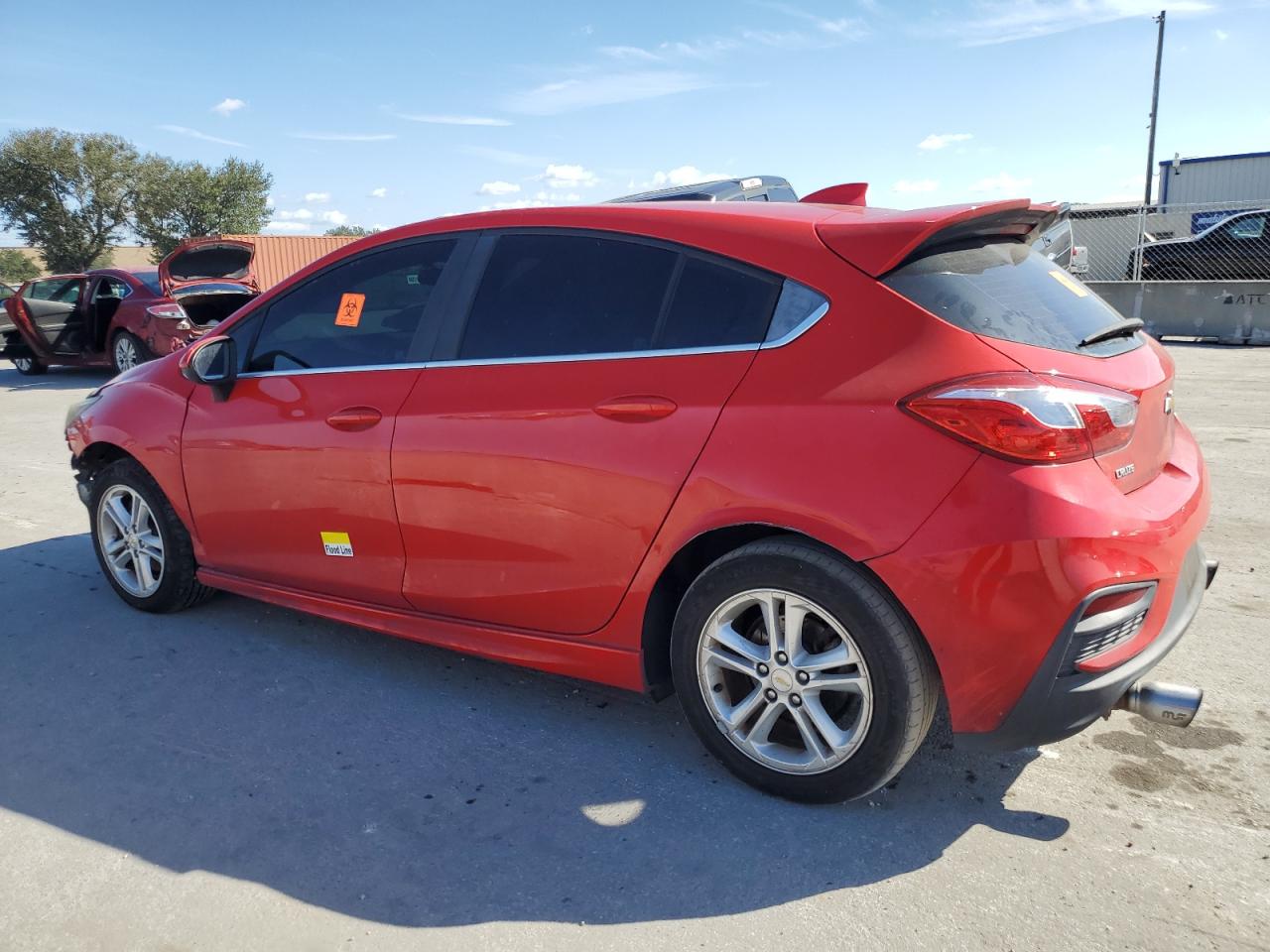 2017 Chevrolet Cruze VIN 3G1BD6SM7HS542886 Copart auction photo, water/flood / front end damage thumbnail 2