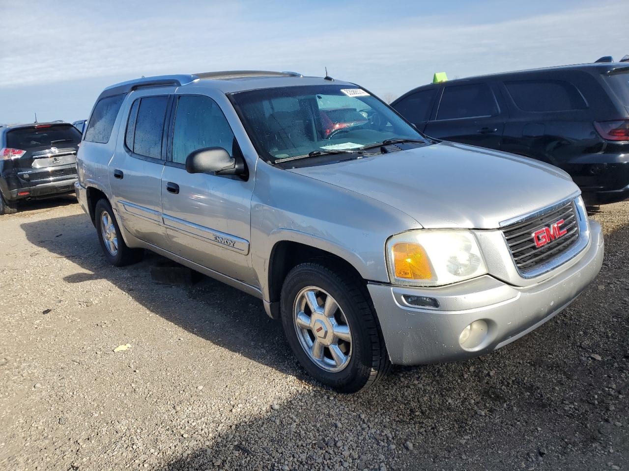 2004 GMC Envoy VIN 1GKET12S246173091 Copart auction photo, side damage thumbnail 4