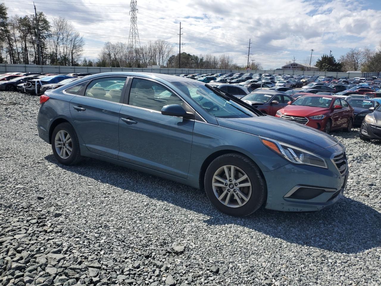2016 Hyundai Sonata VIN 5NPE24AF2GH360247 Copart auction photo, all over damage thumbnail 4
