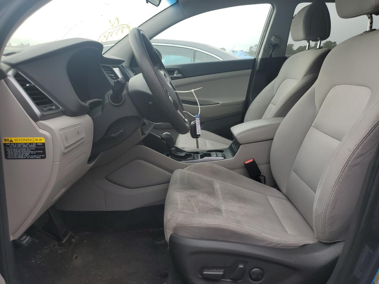 2018 Hyundai Tucson VIN KM8J33A44JU663334 Copart auction photo, top/roof damage thumbnail 7