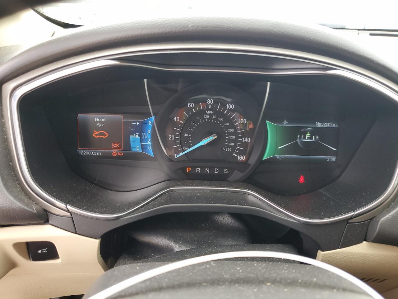 2014 Ford Fusion VIN 3FA6P0H98ER125561 Copart auction photo, front end / side damage thumbnail 9