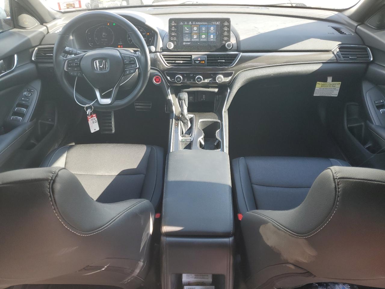 2019 Honda Accord VIN 1HGCV1F38KA126398 Copart auction photo, rear end damage thumbnail 8