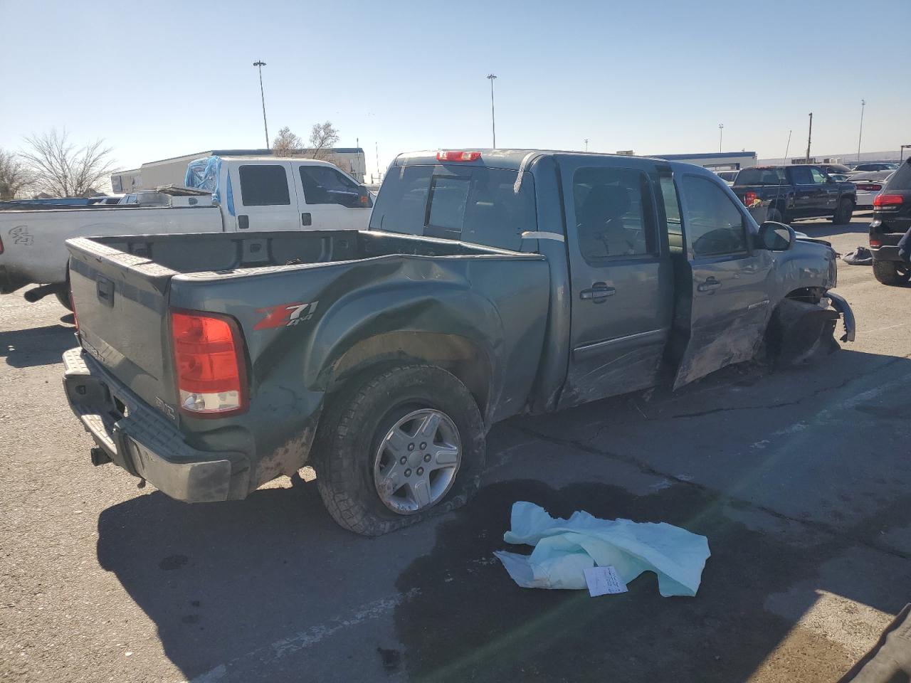 2011 GMC Sierra VIN 3GTP2WE20BG406560 Copart auction photo, all over damage thumbnail 3