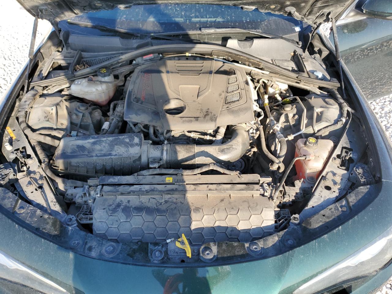 2021 Alfa Romeo Giulia VIN ZARFANAN0M7640016 Copart auction photo, rear end / front end damage thumbnail 11